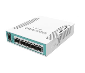 Маршрутизатор · MikroTik CRS106-1C-5S 6-портовий