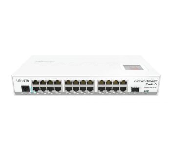 24-портовий Cloud керований комутатор · MikroTik CRS125-24G-1S-IN