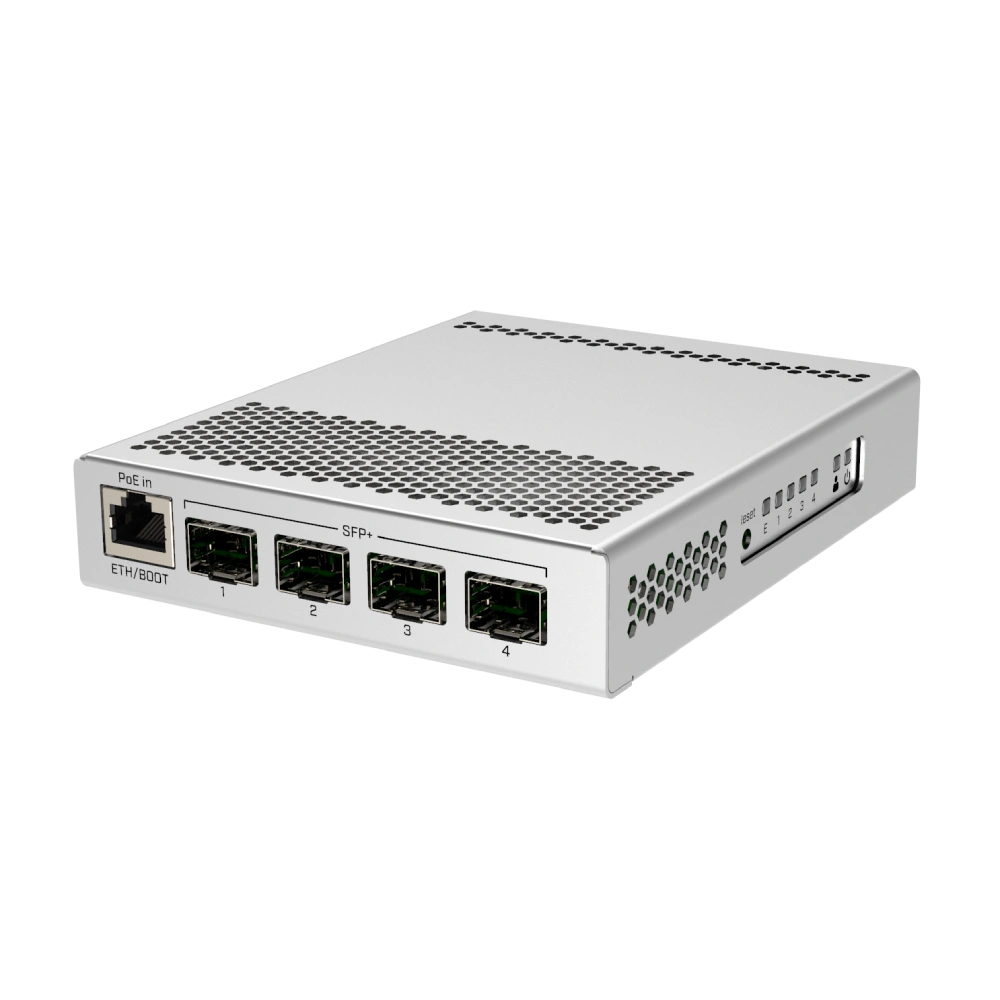 Комутатор 5 портів керований · MikroTik CRS305-1G-4S+IN