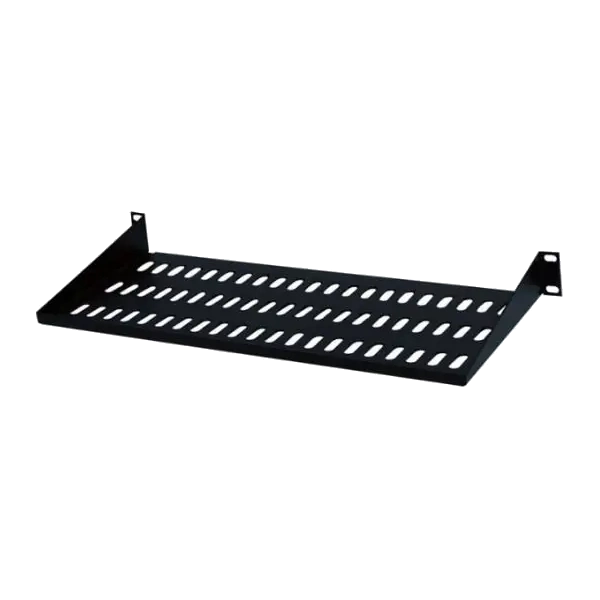 Полиця для 19" шафи, глибина 280 мм 1U BLACK · Hypernet CS-280-1U-BLACK
