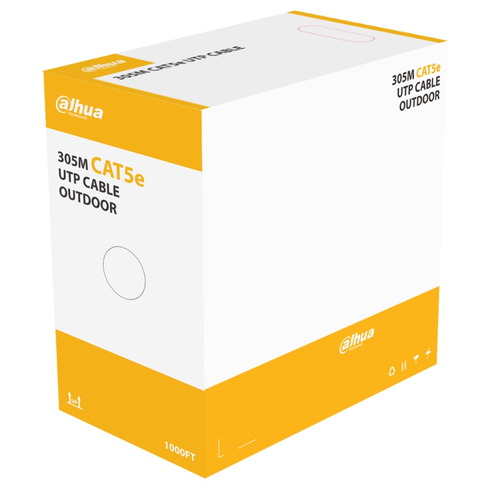 кабель зовнішній UTP CAT5e 305 м (0,50мм) · DH-PFM920-5EU