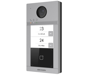 2 Мп IP виклична панель на 2 абонента c ІК підсвічуванням і Wi-Fi · DS-KV8213-WME1