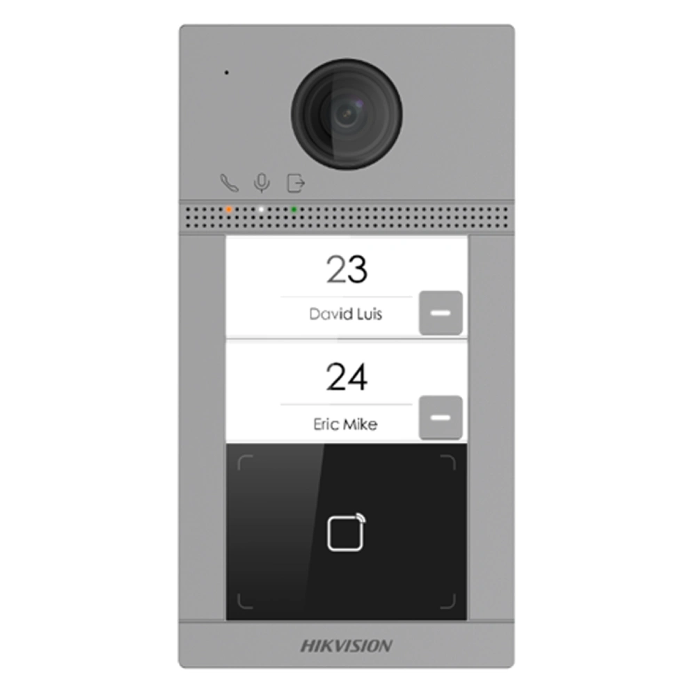 2 Мп IP виклична панель на 2 абонента з ІЧ підсвічуванням і Wi-Fi · DS-KV8213-WME1/Flush(B)