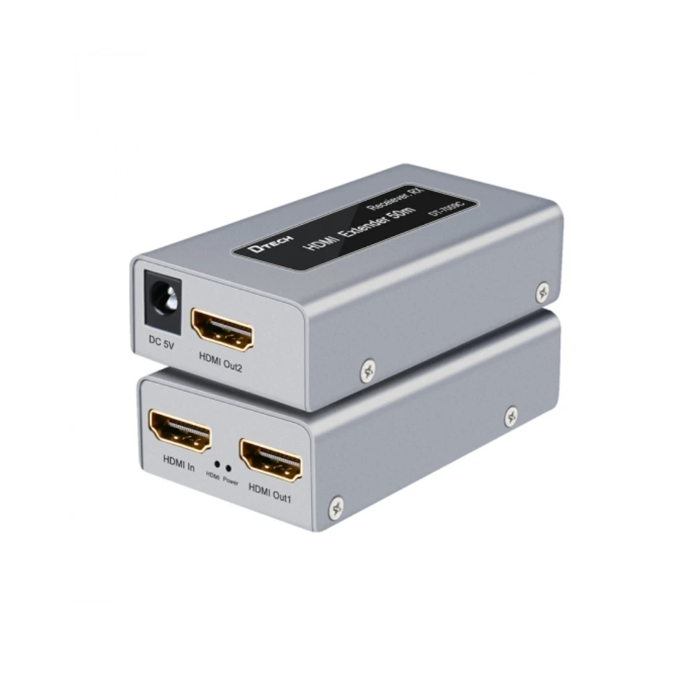 Комплект подовжувач hdmi сигналу по крученій парі · DT-7009C