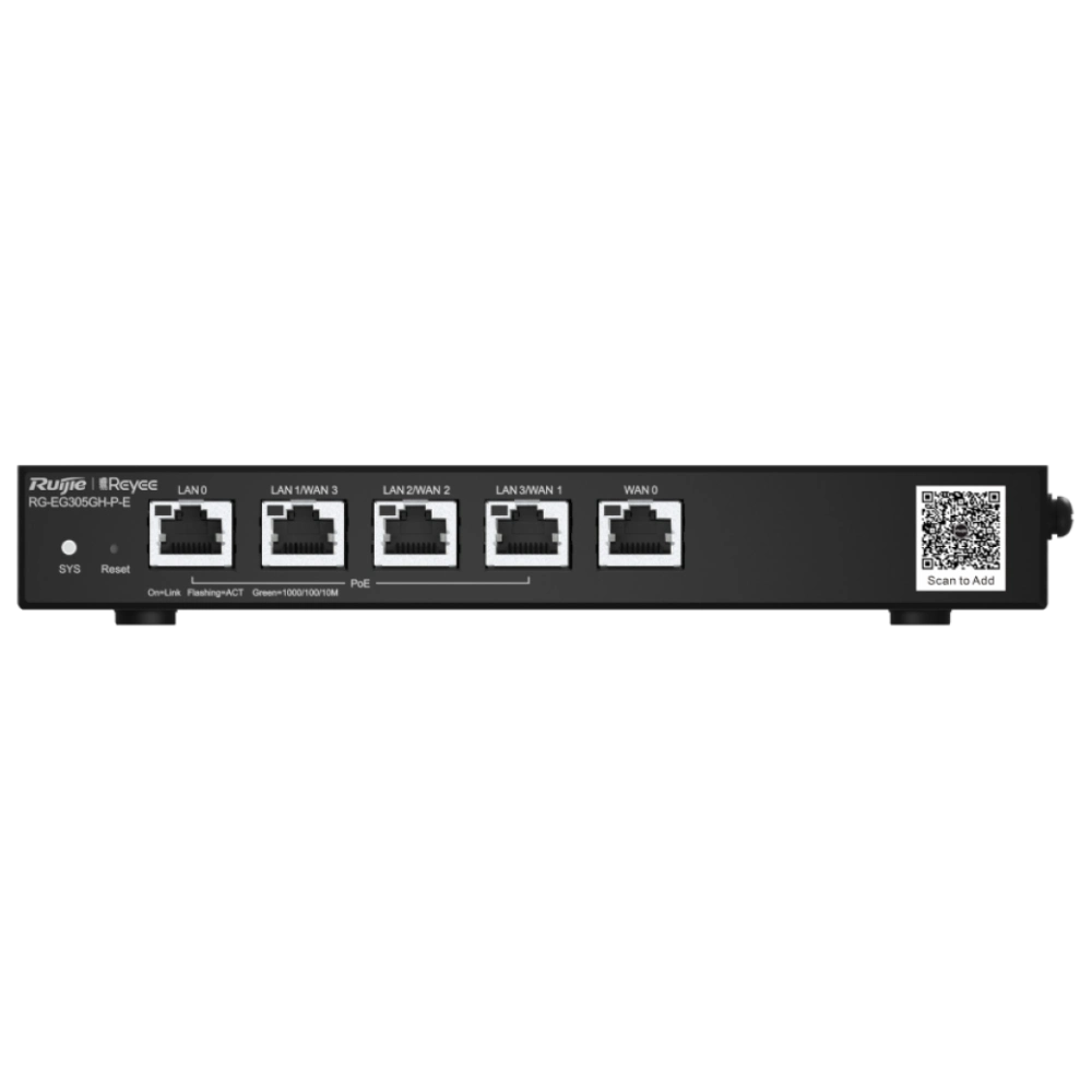 Маршрутизатор · Ruijie Reyee RG-EG305GH-P-E PoE з хмарним керуванням