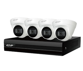 Комплект відеоспостереження Dahua · EZIP-KIT/NVR1B04HC-4P/E/4-T1B20