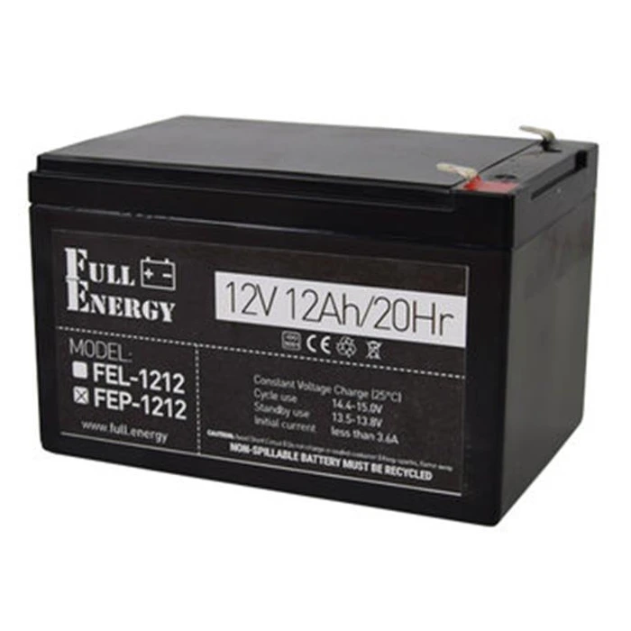Свинцево-кислотна акумуляторна батарея · Full Energy FEP-1212 12 А•г 12В