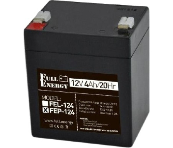 Свинцево-кислотна акумуляторна батарея · Full Energy FEP-124 4А•г 12В