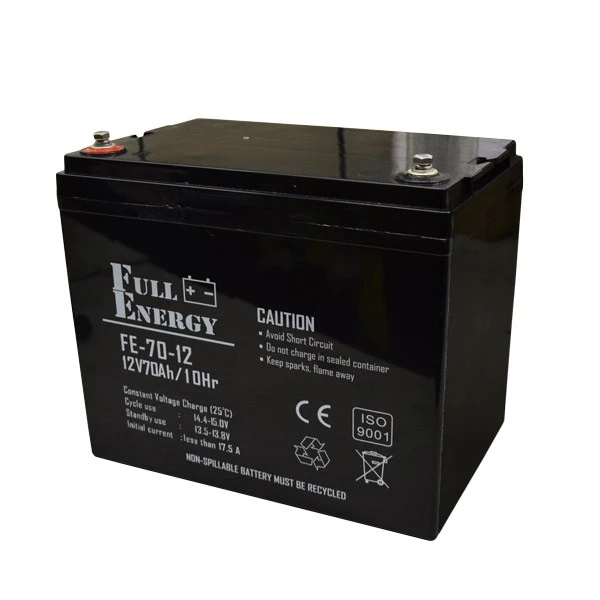 Акумулятор 12В 70 Аг для ДБЖ · Full Energy FEP-1270