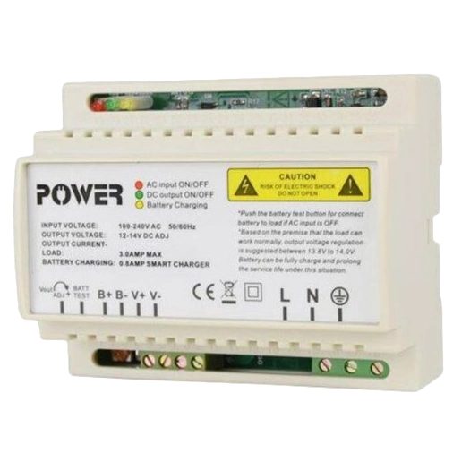 Блок безперебійного живлення · Full Energy BBGP-123DIN на DIN-рейку 12В 3А