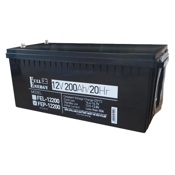 Акумулятор 12В 200 А•г · Full Energy FEP-12200