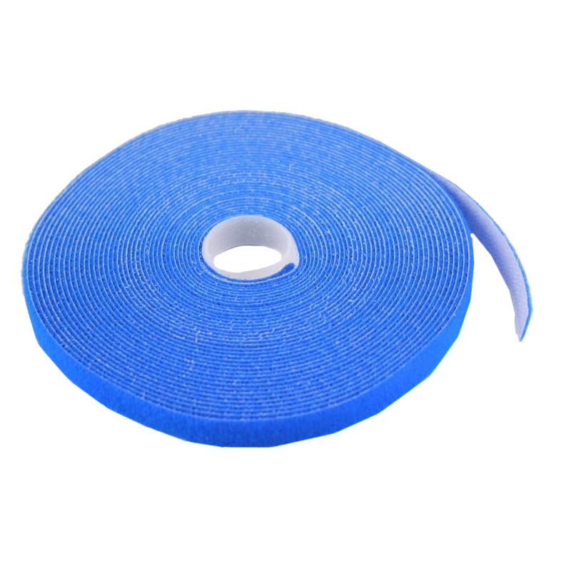 Стяжка-липучка, 12 мм x 10 м, моток, синя · EPNew GT-1210-BL