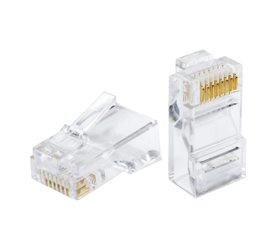 Конектор RJ45 кат.6 8P8C 50 мк упаковка 100 шт. · Hypernet P88U-C6