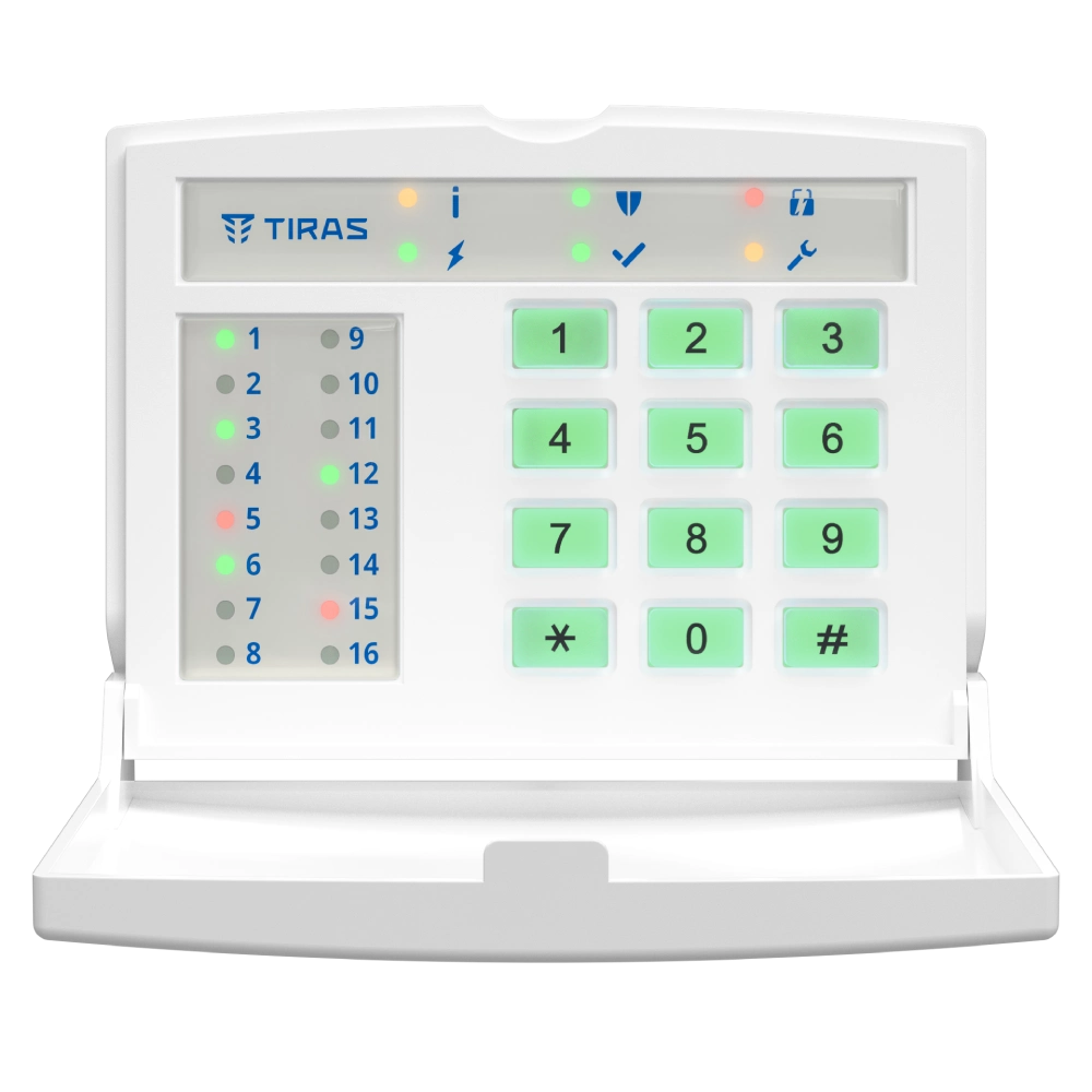Клавіатура Тірас · Tiras K-LED16