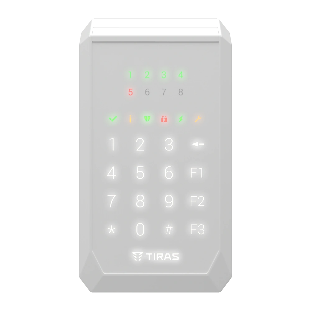 Клавіатура · Tiras K-PAD8 (white)