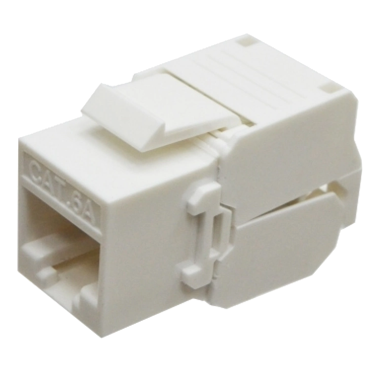 Модуль KeyStone RJ45 UTP, кат. 6a, безінструментний, Slim · LW LW-KJ6A-04-C6A