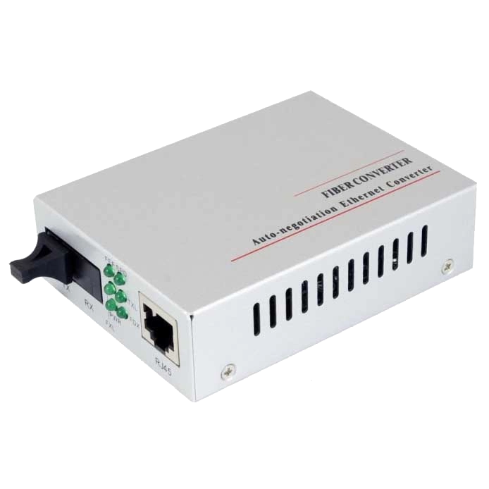 Медiаконвертор (1310TX&1550RX, 10/100, 20км SC) · TelStream MC-118/320SC