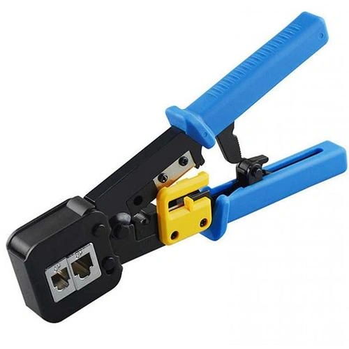 Інструмент з храповиком для обтискання RJ-45 (8P8C) та RJ-12/11 (6P6C), 4P/6P/8P · Merlion EZ-RJ45 (14239)