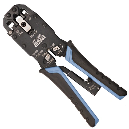 Інструмент для обтискання RJ-45 (8P8C) та RJ-12/11 (6P6C) · HT-200R (01102)