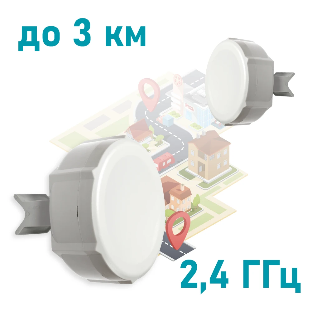 2.4GHz Wi-Fi точка доступу з посиленою антеною · MikroTik SXT 2 (RBSXTG-2HnD)