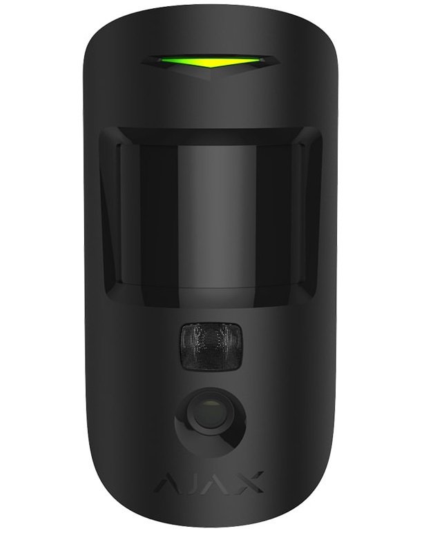 Датчик руху з фотокамерою Ajax · MotionCam black EU