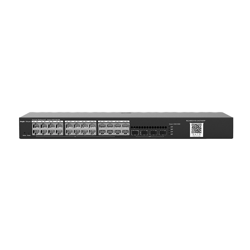 24-портовий гігабітний L2 керований комутатор · Ruijie RG-NBS3100-24GT4SFP