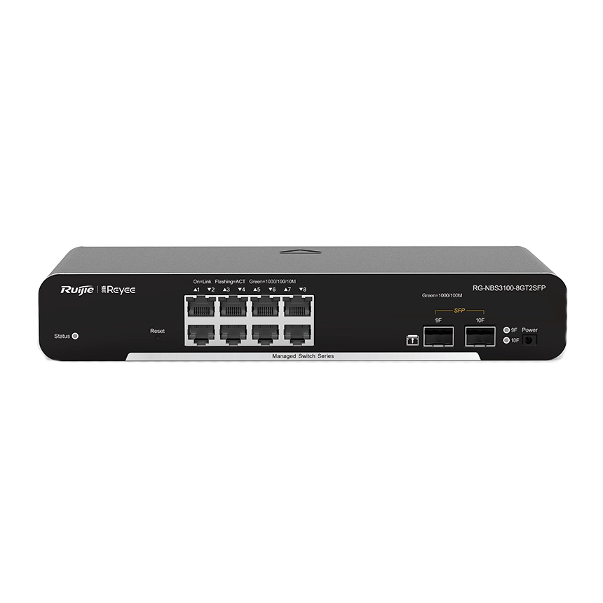 Комутатор 8 портів керований · Ruijie RG-NBS3100-8GT2SFP L2