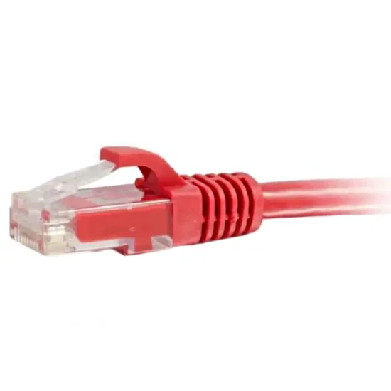 Патч-корд литий червоний UTP, RJ45 0,5m, кат. · 5Е PC-UTP-05M-RD