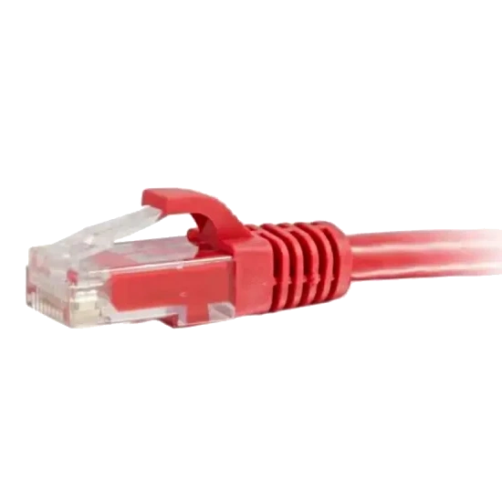 Патч-корд литий червоний UTP, RJ45 1m, кат. 5Е · Hypernet PC-UTP-1M-RD