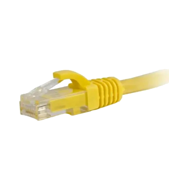 Патч-корд литий жовтий UTP, RJ45 1m, кат. 5Е · Hypernet PC-UTP-1M-YL