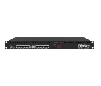 10-портовий маршрутизатор · MikroTik RB3011UiAS-RM