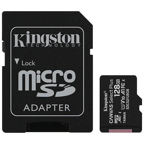 Карта пам’яті · Kingston (SDCS2/128GB) 128Гб microSDXC U1 V10 A1