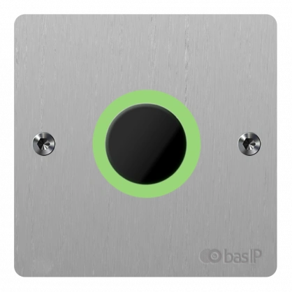 Безконтактна кнопка виходу · BAS-IP SH-47T silver