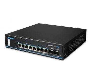 8-портовий PoE комутатор · UTP3-GSW0802S-POE