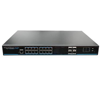 16-портовий керований PoE комутатор Utepo · UTP3-GSW1604S-MTP250