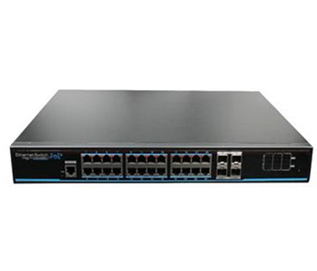 24-портовий керований PoE комутатор Utepo · UTP3-GSW2404S-MTP25