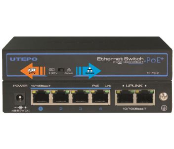 4-портовий POE комутатор · UTP3-SW04-TP60