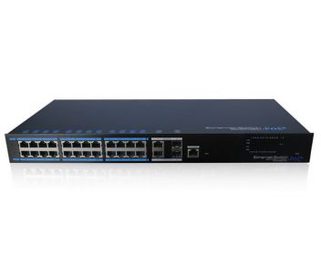 24-портовий керований POE комутатор · UTP7224E-POE-L2