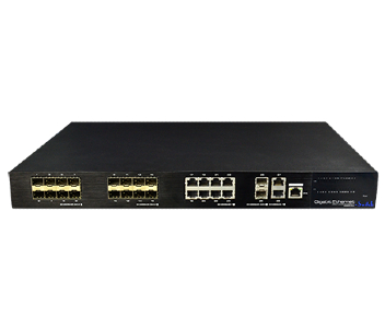 24-портовий Ethernet/Fiber гібридний комутатор · UTP7524GE-16GF8GT
