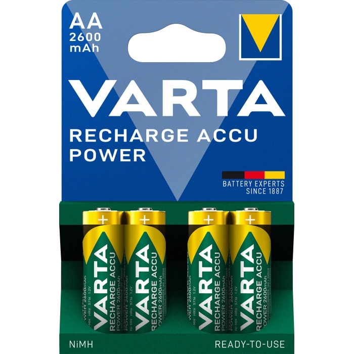 Акумулятор AA · VARTA PROF ACCU 2600mAh BLI 4 NI-MH