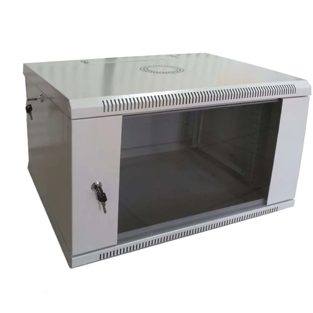 Шафа 6U 600x350 мм Hypernet настінна розбірна · WMNC-35-6U-FLAT