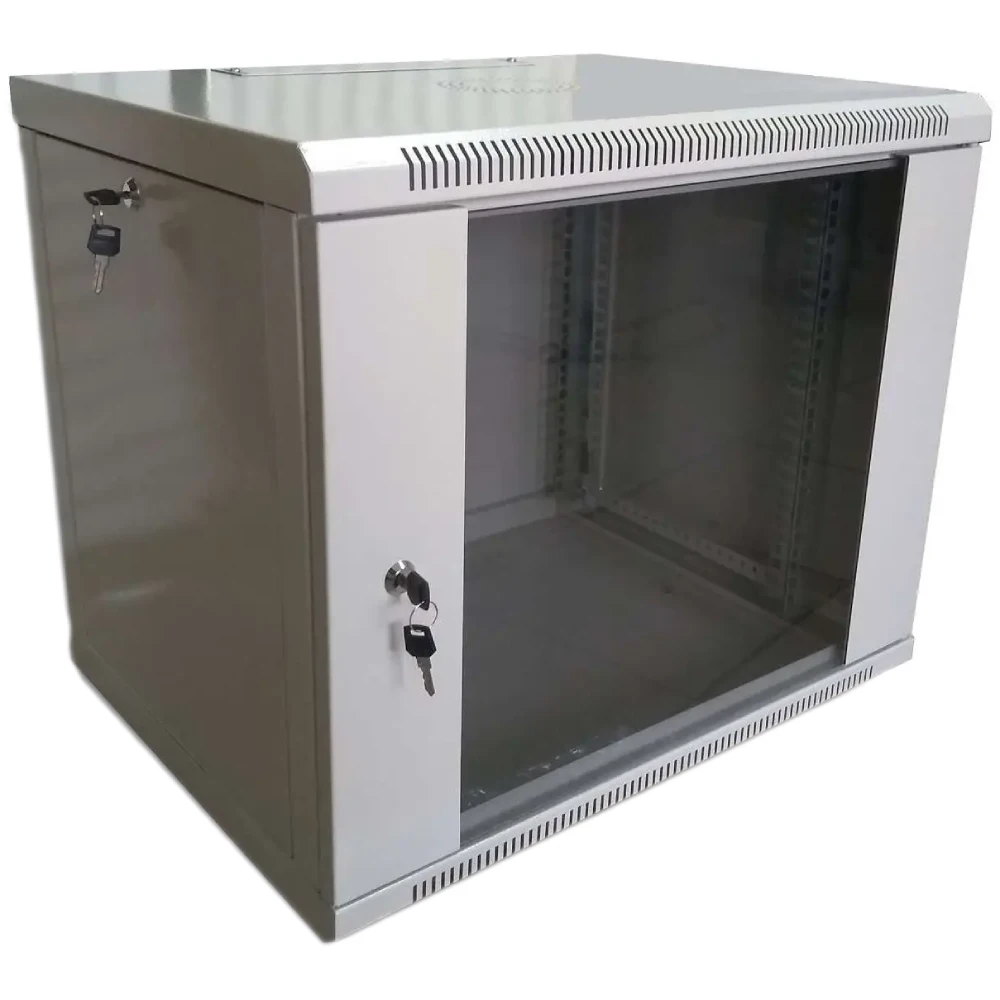 Шафа 9U 600x500х507 мм Hypernet настінна розбірна · WMNC-500-9U-FLAT