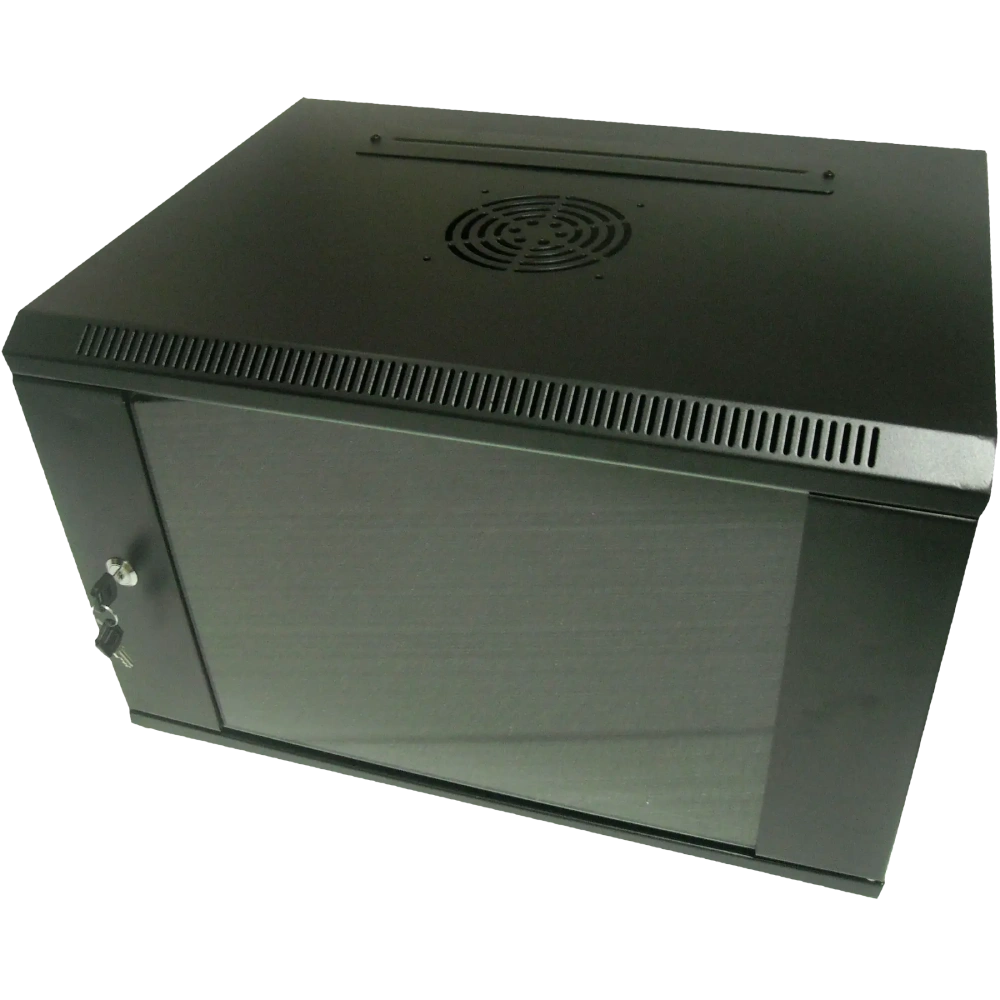 Шафа коммутаційна настінна 9U 600x450 · Hypernet WMNC-9U-FLAT-AC-BLACK