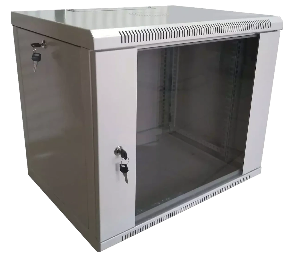 Шафа коммутаційна настінна 9U 600x450 розбірна · Hypernet WMNC-9U-FLAT-AC