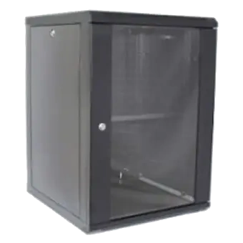 Шафа коммутаційна настінна · Hypernet WMNC66-15U-FLAT-BLACK