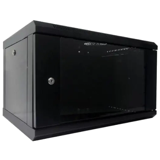 Шафа комутаційна настінна · Hypernet WMNC66-6U-FLAT-BLACK