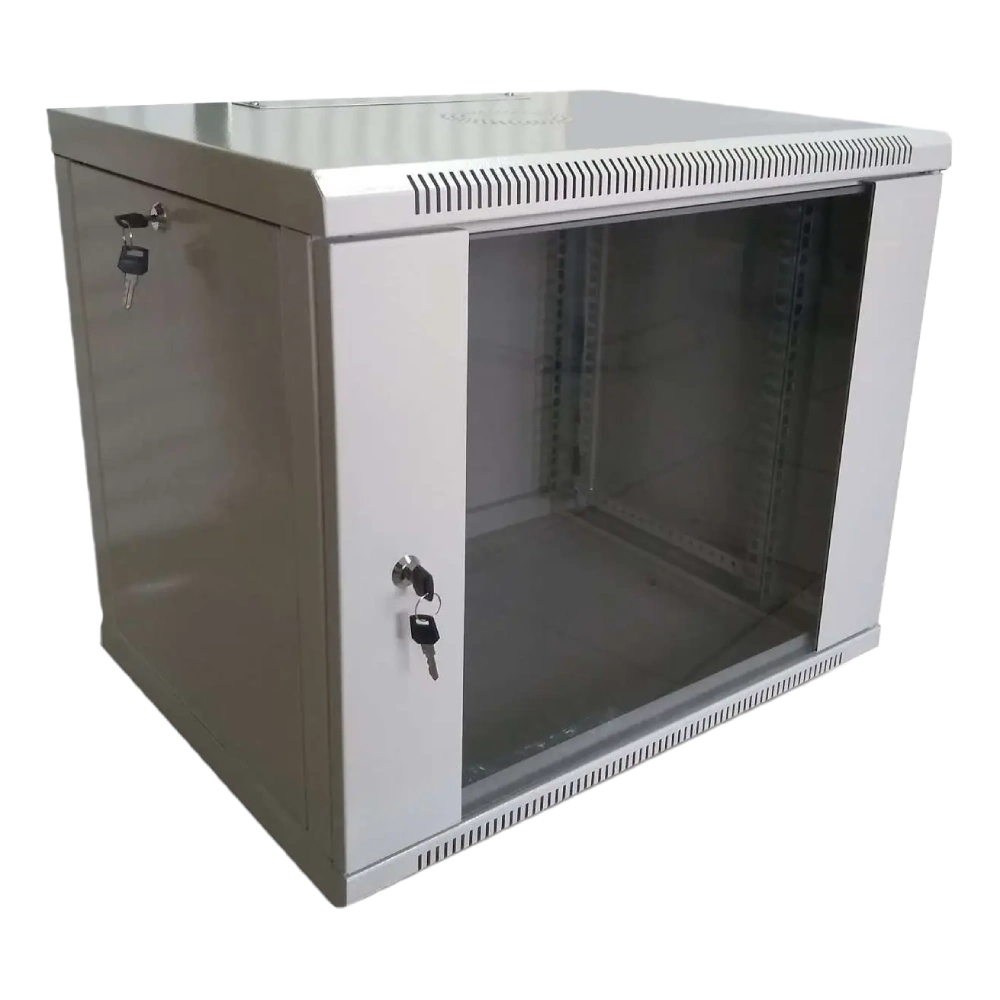 Шафа настінна розбірна 9U 600x600х507 мм · Hypernet WMNC66-9U-FLAT