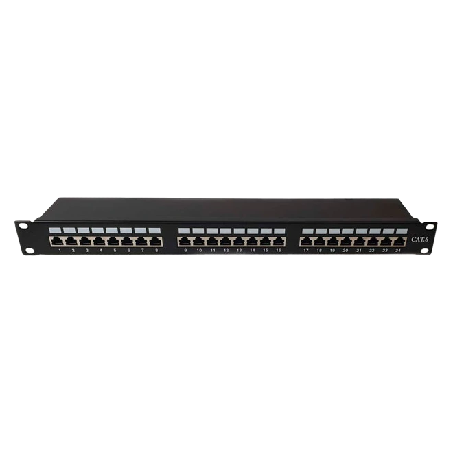 Патч-панель незаповнена під кейстоуни, STP, 1U · EServer WT-2084-CAT 6