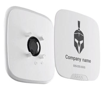 Лицьова панель для Ajax StreetSiren · Ajax Brandplate 10 шт. (Белый)