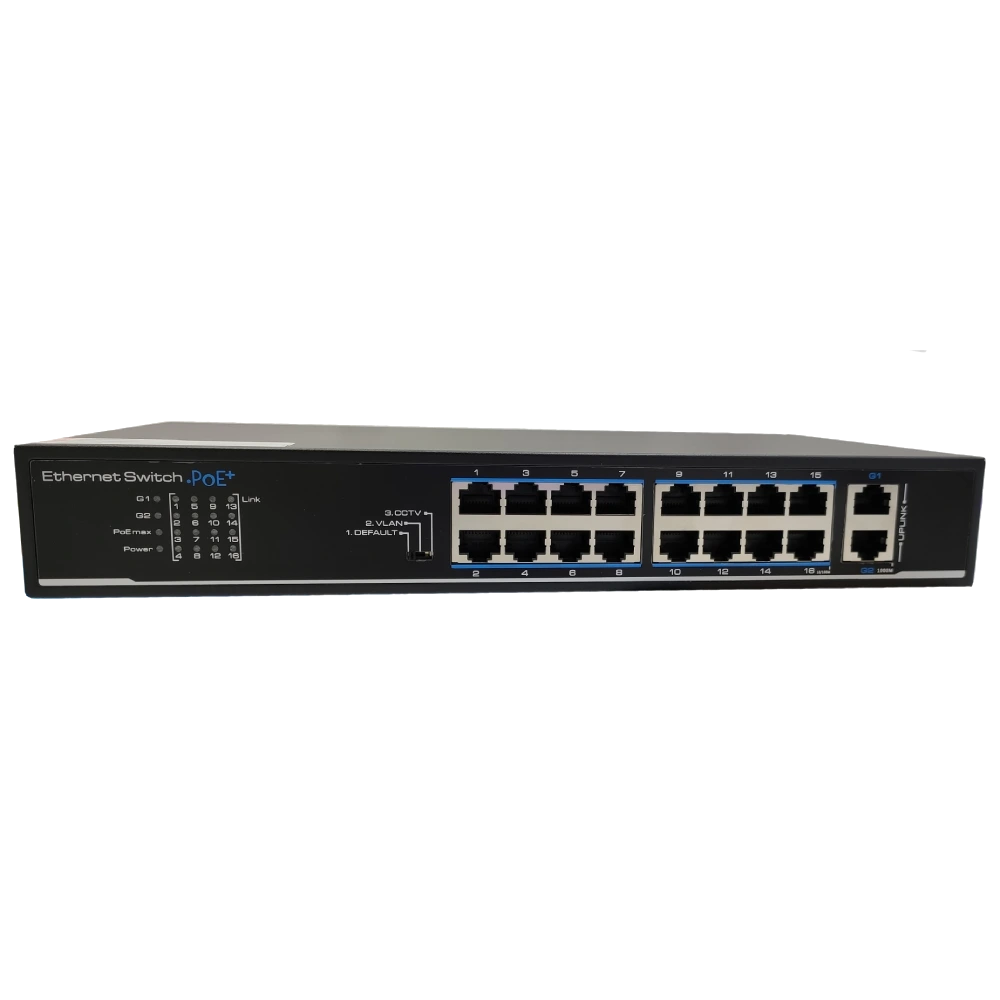 16-портовий PoE комутатор · SF18P-LM